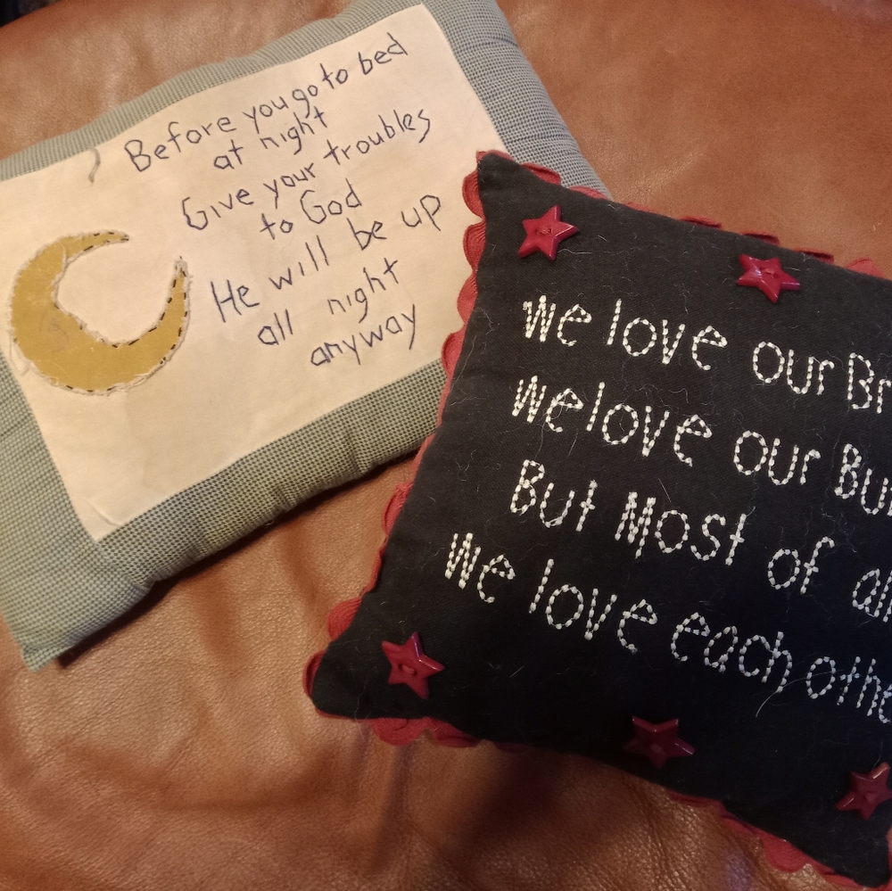 Throw pillows